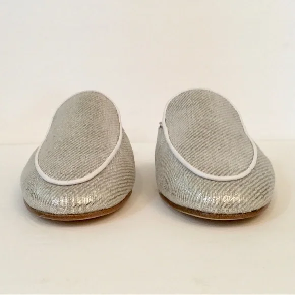Etienne Aigner ‘Capri’ Silver Slip On Mule - Picture 5 of 11